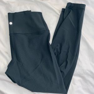 90 degree ribbed legging